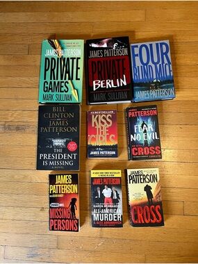 9 James Patterson Books